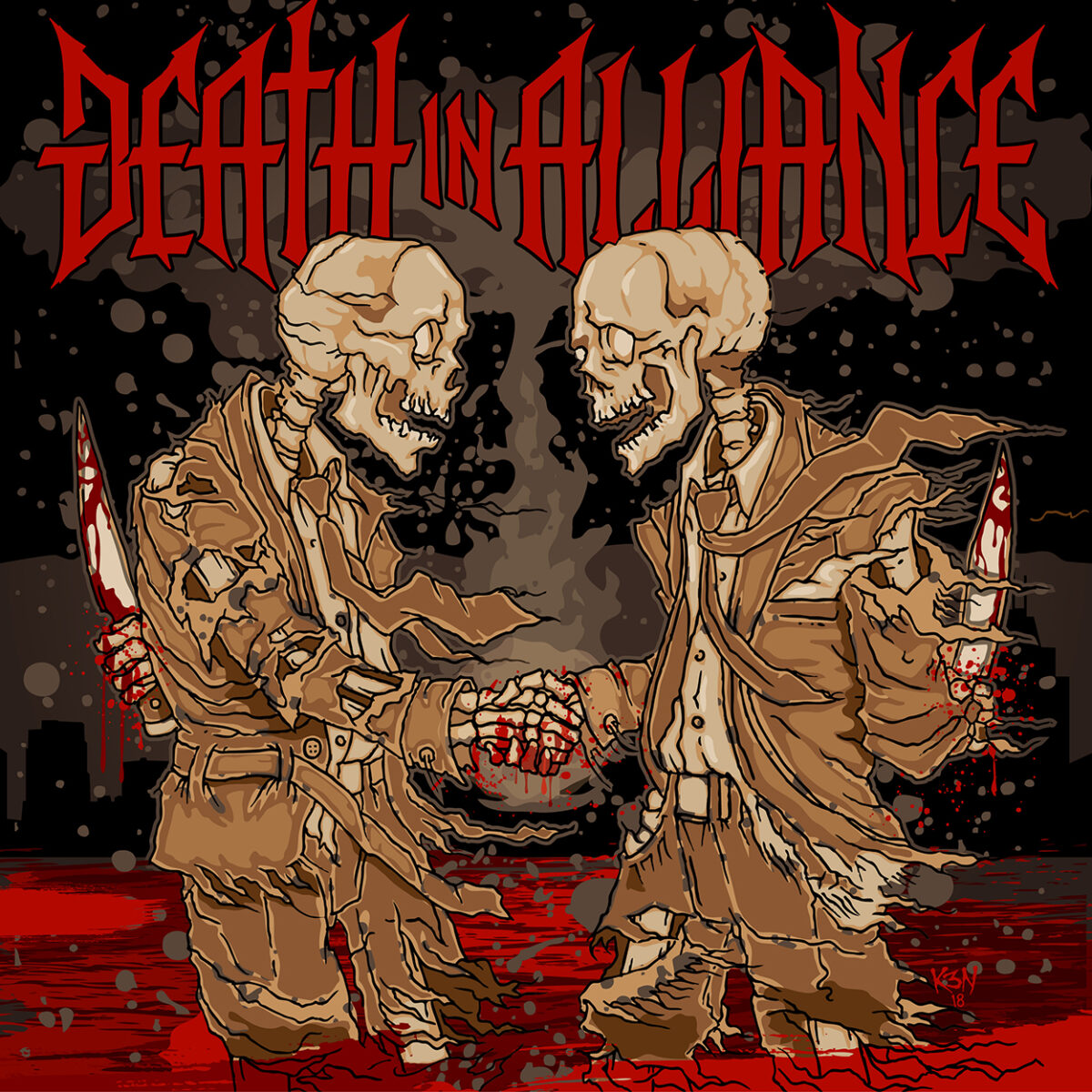 Death in Alliance album artwork